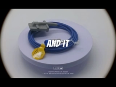 M1191BL سنسور SpO2 سنسور لوله نرم برای بیمار مانیتور بزرگسالان 3 متر طول