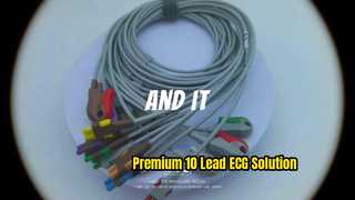 کابل ECG 10 سرب با کیفیت بالا برای تست استرس