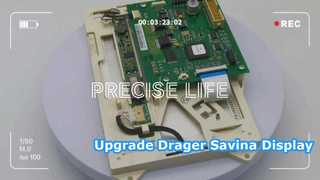 تعویض نمایشگر رنگی Drager Savina 8420606